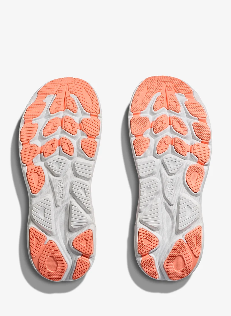 Hoka LILAC CREAM / TANGERINE GLOW Clifton 10 for Women | Best Price UAE